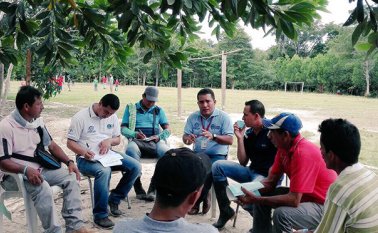 La preparación para la reincorporación de los excombatientes de las Farc, en Caño Indio, se está dando con proyectos, que esperan se materialicen antes del primer trimestre de este año. Cortesía