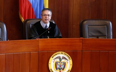 Entra Luis Antonio Hernández Barbosa, en reemplazo del magistrado Eugenio Fernández Carlier. Colprensa