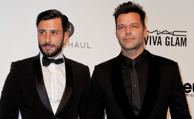 Ricky Martin y su esposo Jwan Yosef. AFP
