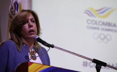 Clara Luz Roldán, directora de Coldeportes. Colprensa