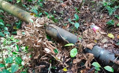 Los trabajos, que incluyen cunetas, mantenimiento de muros, gaviones y filtros, permiten el manejo de aguas de escorrentía y aguas subsuperficiales. Archivo | Referencial