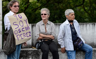 La muerte del exagente Óscar Pérez ha generado división entre los venezolanos. AFP