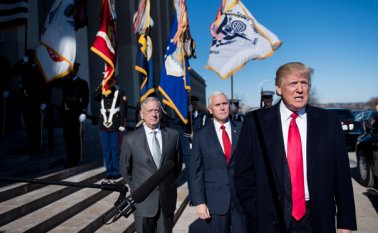 El presidente Donald Trump será el primer mandatario estadounidense, después de Bill Clinton, que asiste al Foro de Davos. AFP
