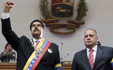 Diosdado Cabello, número dos del chavismo fue sancionado por la Unión Europea junto con otros seis altos funcionarios por "menoscabar las bases democráticas en Venezuela". AFP