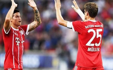 James Rodríguez con la asistencia de gol que le hizo a Thomas Müller, sumó 101 pases efectivos durante su trayectoria por equipos profesionales de Europa. Especial