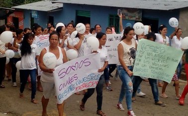 Moradores de la zona aseguran que se registran combates entre el Ejército y el reducto de Los Pelusos del Epl. Cortesía