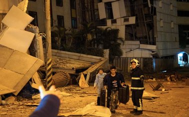 Un terremoto de magnitud 6,4 grados en la escala de Richter afectó a Taiwán este martes. AFP