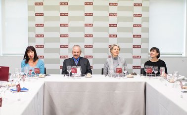 Los periodistas Darío Arizmendi, Martha Ortiz, Claudia Gurisatti y la columnista y politóloga María Jimena Duzán participan en el evento en España. @Espana_Colombia