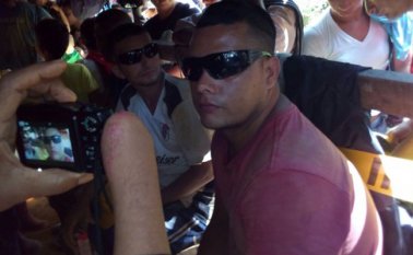 Los rescatados fueron identificados como Wilfredo Quintana, Alexis Garzón, Juan Patiño, Jhon Jairo Murillo, Jhonatan Andrés Salgado, Jorge Iván Ramírez y Juan Galeano. El Colombiano