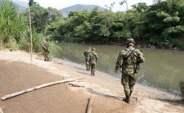 Diez pelotones se encargarán de garantizar la seguridad y la soberanía en estas trochas. Ejército Nacional