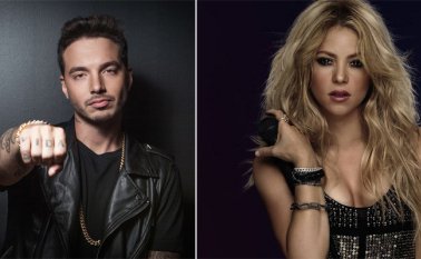 J Balvin y Shakira podrían arrasar en la gala de premiación. Archivo
