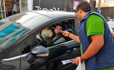 Por las calles de Ocaña, las autoridades realizan campañas para lograr tener una comunidad con más cultura y sentido de pertenencia. Cortesía