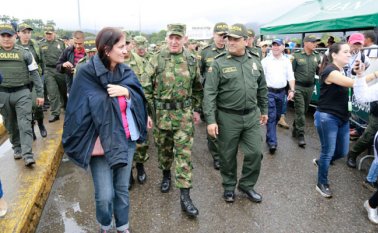 “Todas nuestras capacidades están desplegadas para enfrentar con contundencia al crimen organizado y a las distintas manifestaciones del delito", dijo el general Alberto José Mejía, comandante de las Fuerzas Militares. Cortesía