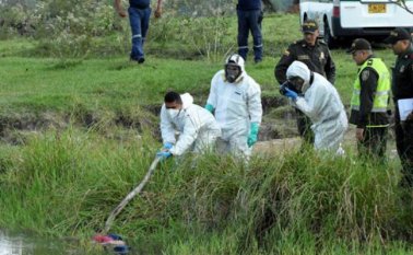 Cerca de la laguna hay dos viviendas y sus habitantes aseguraron no haber escuchado nada en la noche. Colprensa