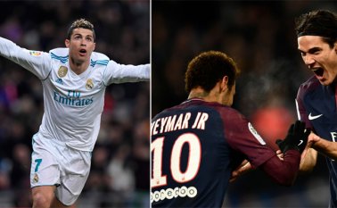 El partido del miércoles en el Bernabéu ofrecerá toda una constelación de estrellas, ya que allí estarán desde Cristiano Ronaldo a Neymar pasando por Sergio Ramos o Kylian Mbappé y Edinson Cavani. Archivo
