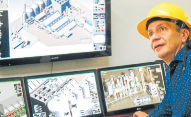 Guillermo Infante, gerente de Coagronorte, destacó que tienen uno de los molinos más tecnificados del país. Alfredo Estévez