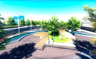 Así se verá el separador de la avenida 17 que pasa por varios barrios de la ciudadela Juan Atalaya. Especial