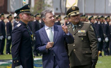 Este fin de semana en Bogotá, se cumplió una reunión de comandantes de la Policía Nacional. Archivo