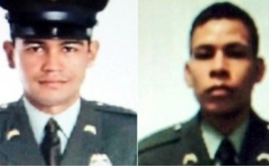 Los dos policías muertos fueron identificados como Jorge Andrés Torres Culma y José María Arcentales Sangama. Twitter @GeneralNietoR