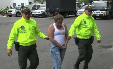 La mujer era solicitada el Juzgado Segundo Penal Municipal con funciones de control de Garantías. Cortesía Policía