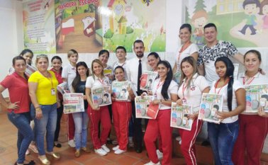 Estas visitas se proseguirán por otras escuelas de Cúcuta y su área metropolitana.  Giovanny Rojas