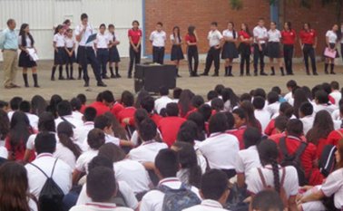 El colegio Fe y Alegría fue exaltado por sus buenas prácticas pedagógicas. Cortesía