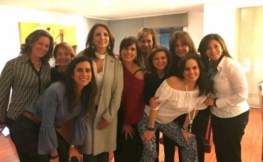 Pilar Bustamente, Ximena Villamizar, Marcela Villamizar, María Isabel Zurek, Paula Silva, Amparo Brahim, Lorena Flórez, Eliana Castro, Cristina Villlalobos y Elsa Bustamante. Laura Correal
