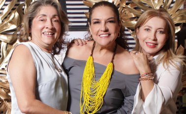 Teresa Porras, Carmen Elisa Ortiz y Betty Parada. Cortesía Edoardo Maldonado