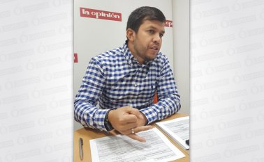 Carlos Felipe Prada Lombo, subdirector del Departamento Administrativo Nacional de Estadística (Dane), estuvo ayer en Cúcuta para hacer un balance del censo electrónico. Dane