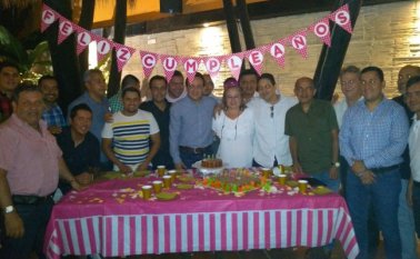 El agasajo se realizó el 27 de febrero. Cortesía