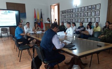 Se acordó la realización de una feria interinstitucional de servicios, que inicialmente se llevará a cabo en Puerto Santander y Herrán. Cortesía