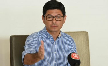 Juan Carlos Bautista, candidato por el partido Conservador en las elecciones al Congreso. Tomada de Facebook