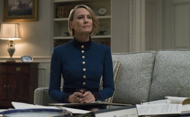 Claire Underwood, interpretada por Robin Wright. Netflix