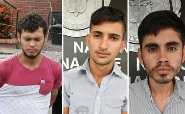 Jhonatan Alexis Bautista Pérez, Dubán Alfredo Quintero y Nelson José Labrador. Cortesía