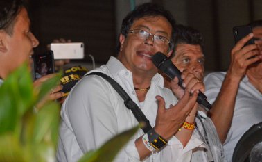 Gustavo Petro, precandidato presidencial. La Opinión