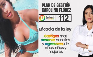 Carolina Flórez González es abogada con especialización en Derecho del Medio Ambiente, su número en el tarjetón electoral es el 112 y tiene más de 54 mil seguidores en Instagram. Tomada de Instagram