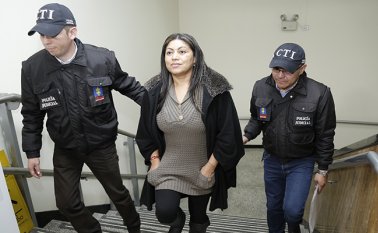 La exgobernadora Oneida Pinto Pérez tiene la casa por cárcel por orden del Juzgado Sexto Penal de Soacha, el 10 de octubre. Colprensa