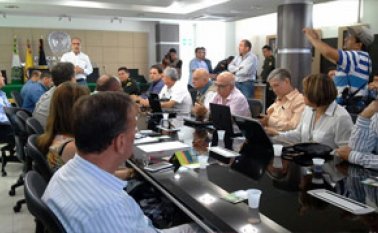 Reunión en las instalaciones de la Policía Metropolitana de Cúcuta. La Opinión