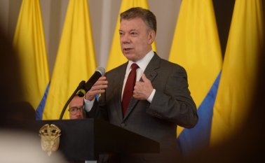 Juan Manuel Santos, presidente de Colombia. Colprensa