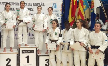 La judoca cucuteña (1) se impuso en la Súper Copa de España. Cortesía
