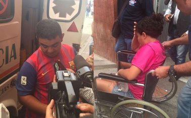 En el hospital Emiro Quintero Cañizares de Ocaña fue atendida la pareja que resultó herida en San Pablo. Javier Sarabia