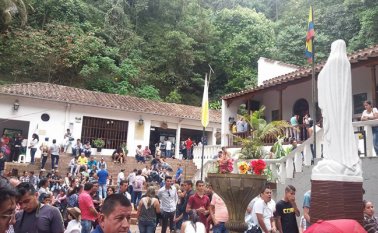El santuario del agua de la Virgen de Torcoroma es uno de los principales atractivos turísticos de la Provincia de Ocaña durante la Semana Santa, según las tradiciones de la iglesia Católica. Archivo La Opinión