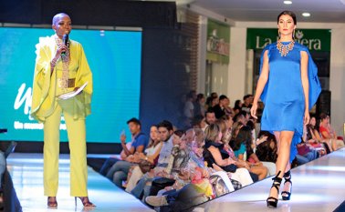 Creaciones de diseñadoras cucuteñas se exhibieron en la pasarela. Mario Caicedo
