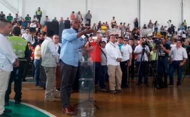 La reunión se suspendió por falta de condiciones para el diálogo constructivo. Colprensa