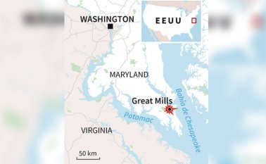 Los tres heridos fueron trasladados en estado grave a un hospital. AFP