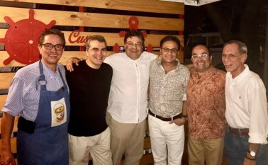 Juan José Yáñez, Arturo Cogollo, Jorge Enrique Espinel, Freddy Clavijo, Juan Carlos Peñaloza y Petit  Brahim. Laura Correal