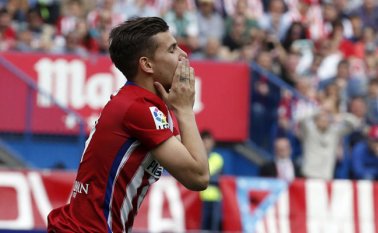 Hernández se ha mostrado sonriente durante los cuatro primeros días de concentración con el equipo francés. EFE