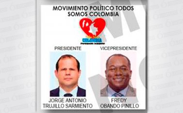 Se desconocía su intención de aspirar a la presidencia. Registraduría