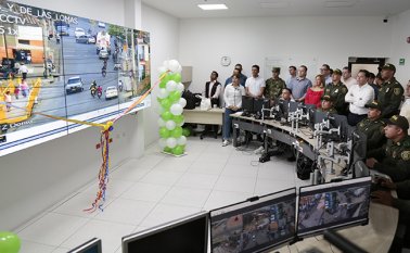 El Centro de Monitoreo quedó ubicado en el Segundo Distrito de Policía. Cortesía