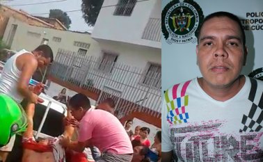 Granados fue trasladado hasta un centro de salud de la ciudad, donde ingresó sin vida. Cortesía